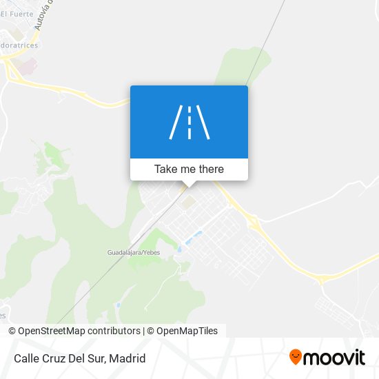 mapa Calle Cruz Del Sur