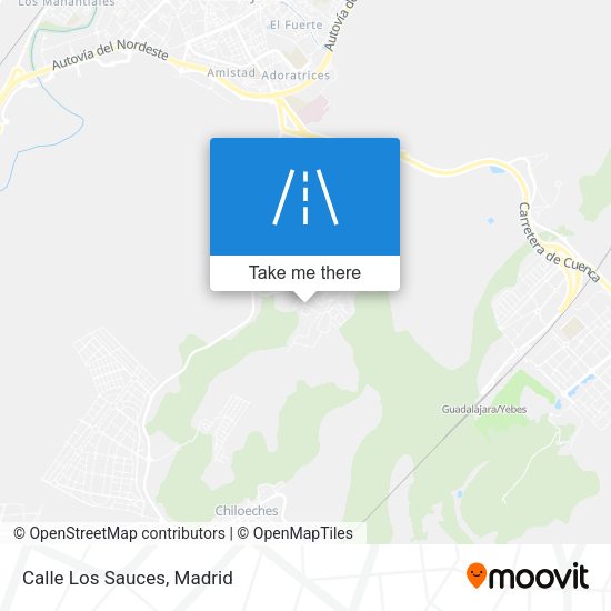 Calle Los Sauces map