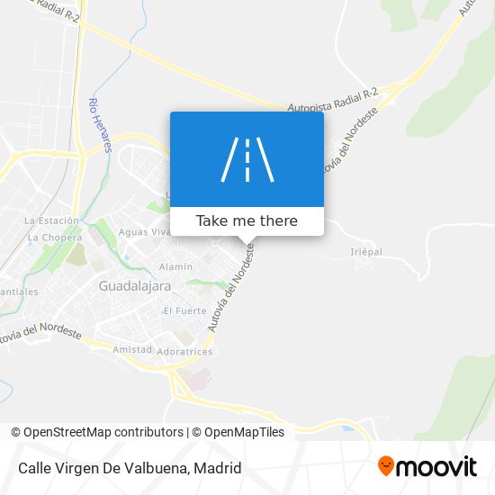 mapa Calle Virgen De Valbuena