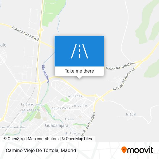 Camino Viejo De Tórtola map