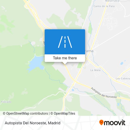 Autopista Del Noroeste map