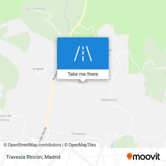 Travesía Rincón map