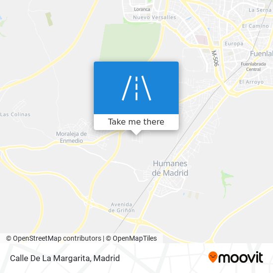 mapa Calle De La Margarita
