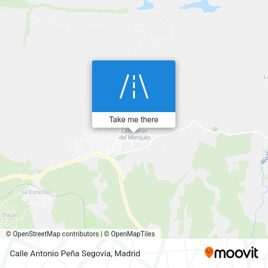 Calle Antonio Peña Segovia map