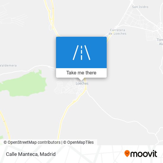 Calle Manteca map