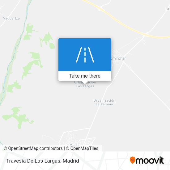 Travesía De Las Largas map