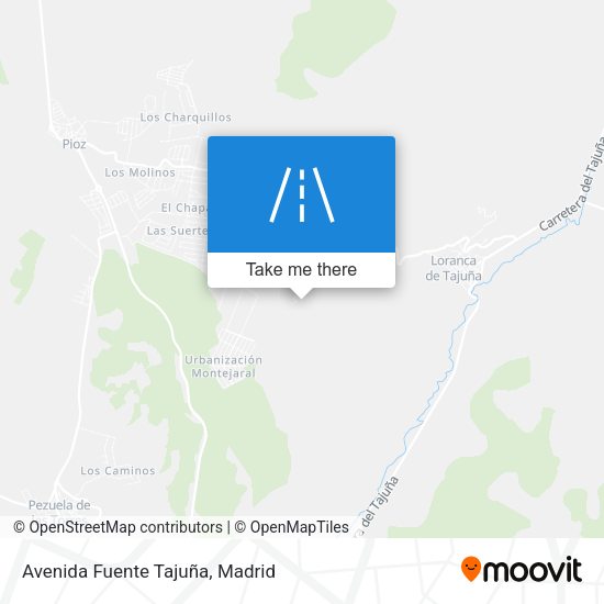 Avenida Fuente Tajuña map