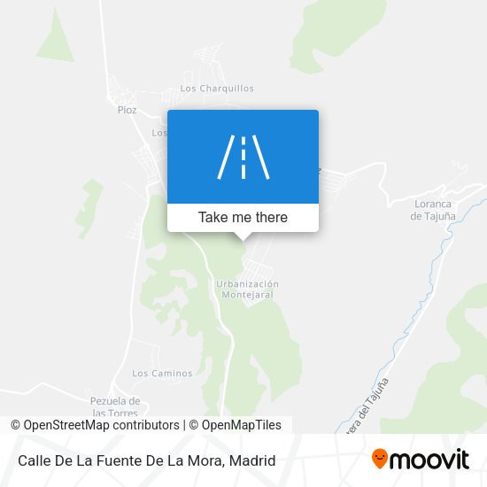 Calle De La Fuente De La Mora map