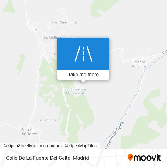Calle De La Fuente Del Celta map