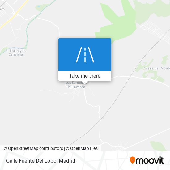 mapa Calle Fuente Del Lobo