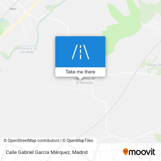 Calle Gabriel García Márquez map