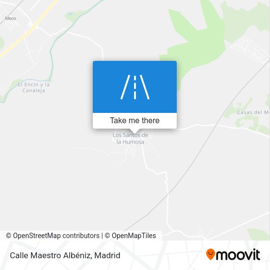 Calle Maestro Albéniz map