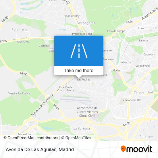 Avenida De Las Águilas map
