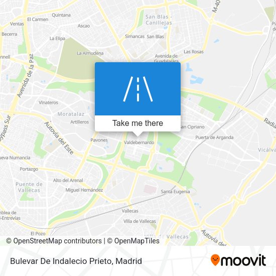 Bulevar De Indalecio Prieto map