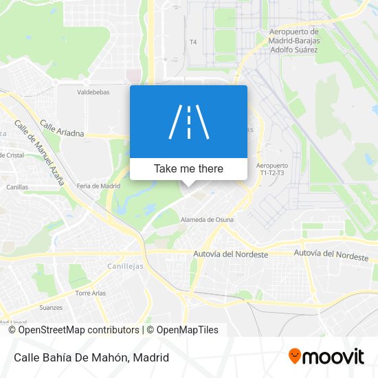 Calle Bahía De Mahón map
