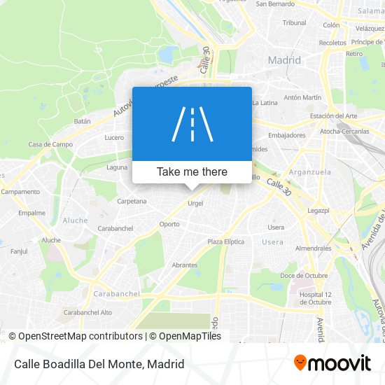 Calle Boadilla Del Monte map