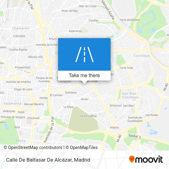 Calle De Baltasar De Alcázar map