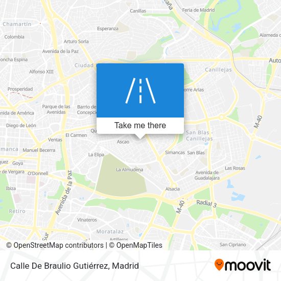 Calle De Braulio Gutiérrez map