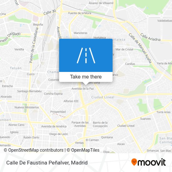 Calle De Faustina Peñalver map