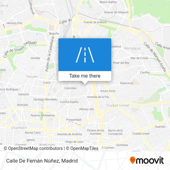 Calle De Fernán Núñez map