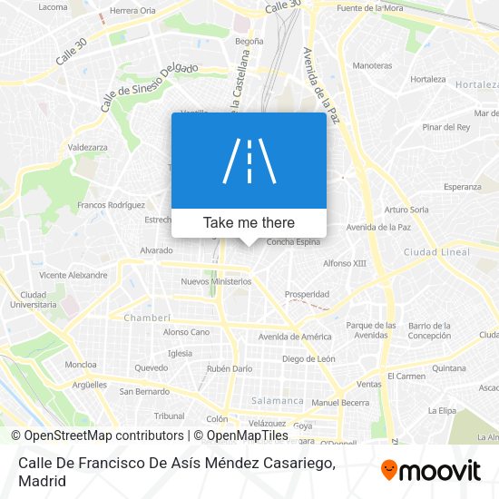 Calle De Francisco De Asís Méndez Casariego map