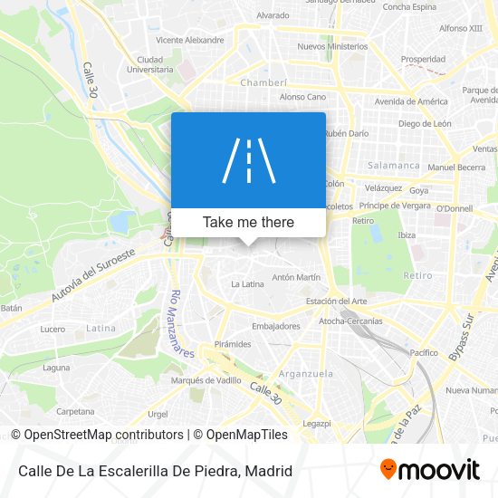 Calle De La Escalerilla De Piedra map