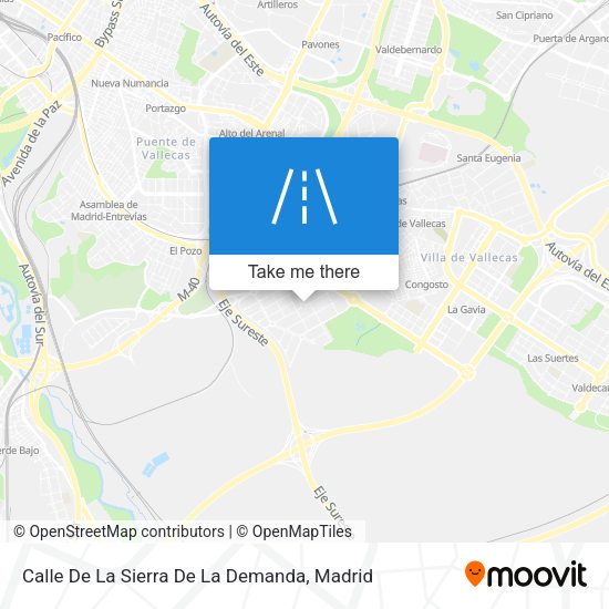 Calle De La Sierra De La Demanda map