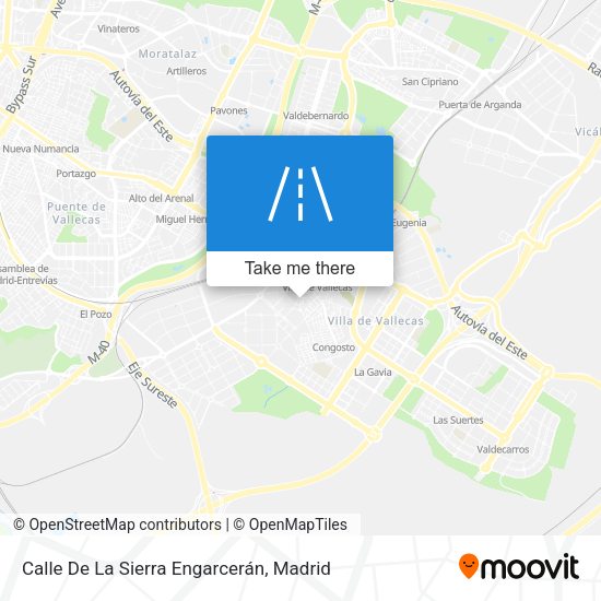 Calle De La Sierra Engarcerán map