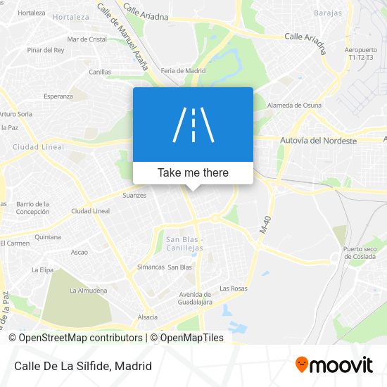Calle De La Sílfide map