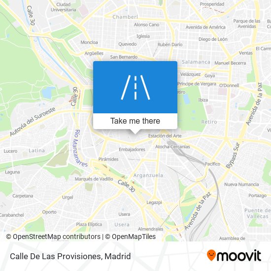 Calle De Las Provisiones map