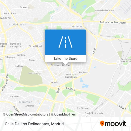 Calle De Los Delineantes map