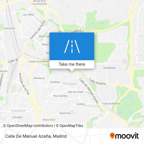 Calle De Manuel Azaña map