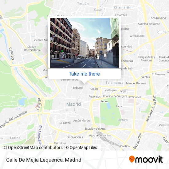 Calle De Mejía Lequerica map