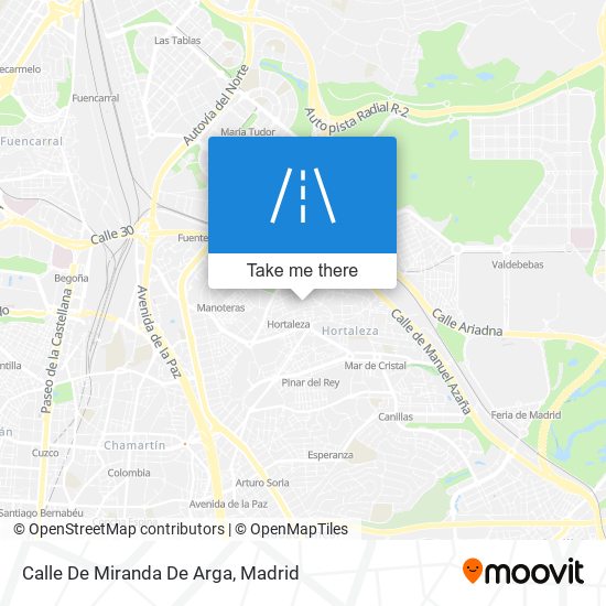 mapa Calle De Miranda De Arga