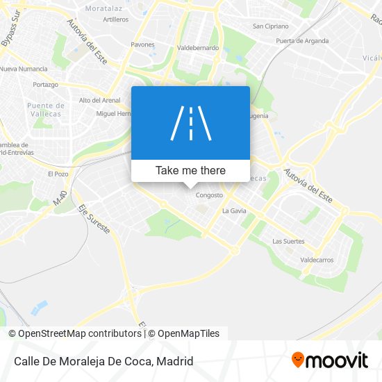 mapa Calle De Moraleja De Coca