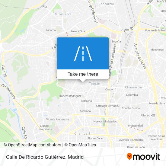 Calle De Ricardo Gutiérrez map