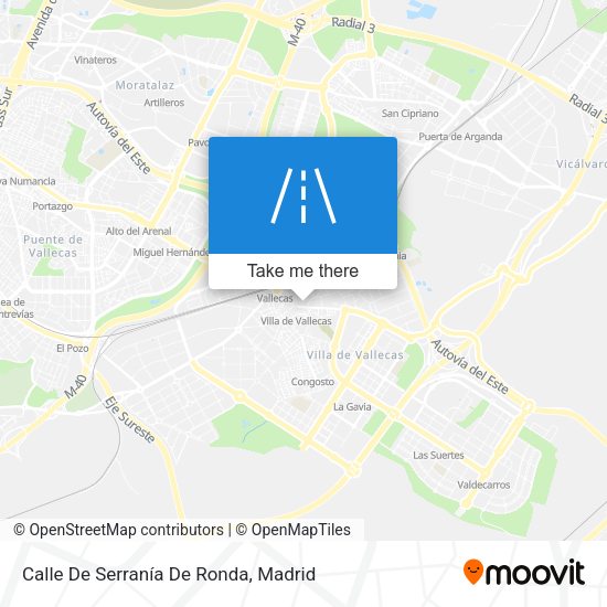 Calle De Serranía De Ronda map