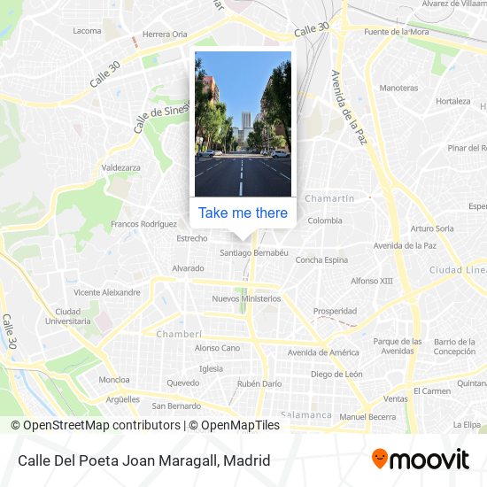 Calle Del Poeta Joan Maragall map