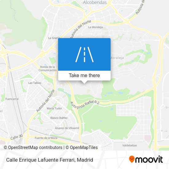 Calle Enrique Lafuente Ferrari map
