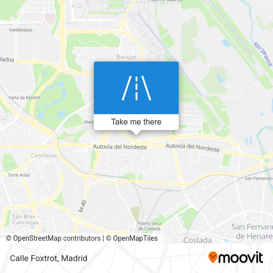 Calle Foxtrot map