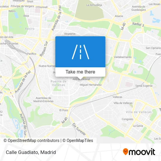 mapa Calle Guadiato