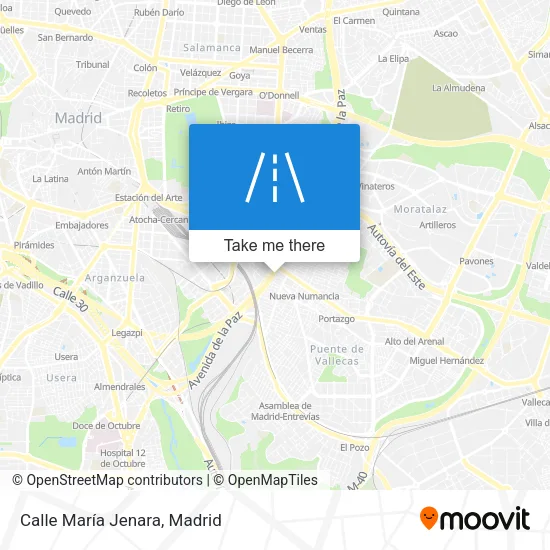 Calle María Jenara map