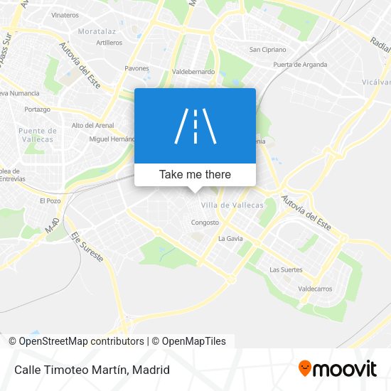 Calle Timoteo Martín map
