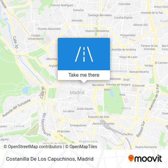 Costanilla De Los Capuchinos map