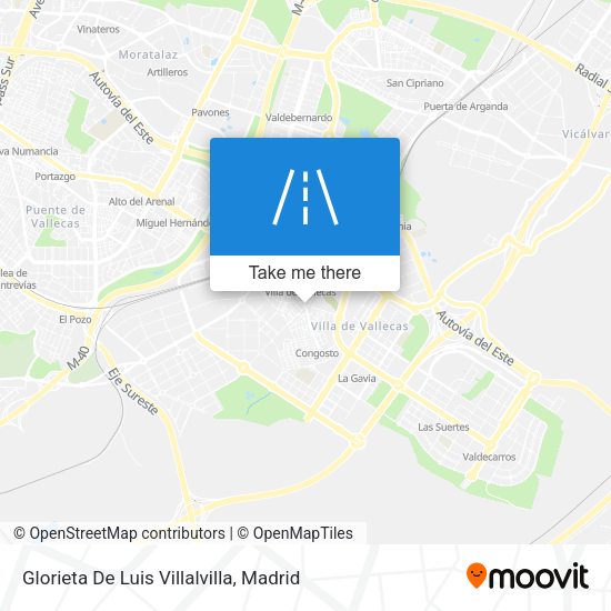 Glorieta De Luis Villalvilla map