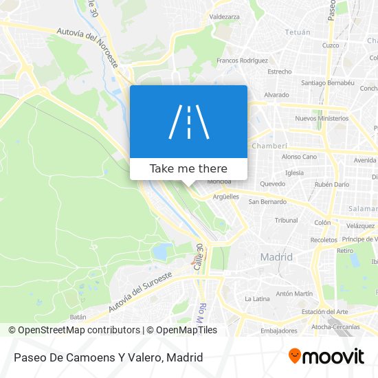 Paseo De Camoens Y Valero map