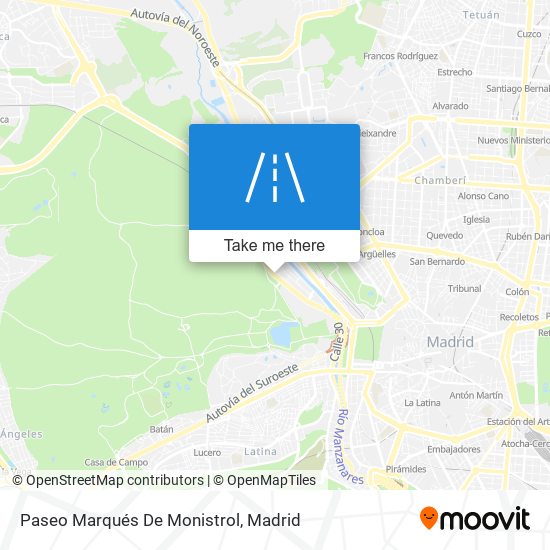 Paseo Marqués De Monistrol map