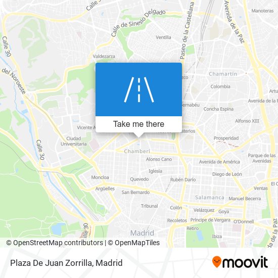 mapa Plaza De Juan Zorrilla