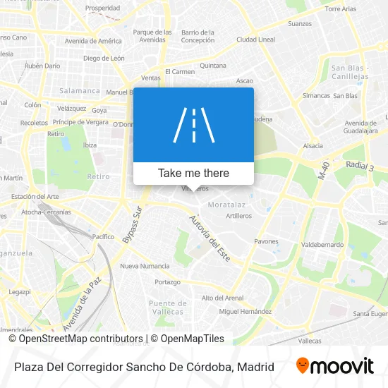 Plaza Del Corregidor Sancho De Córdoba map