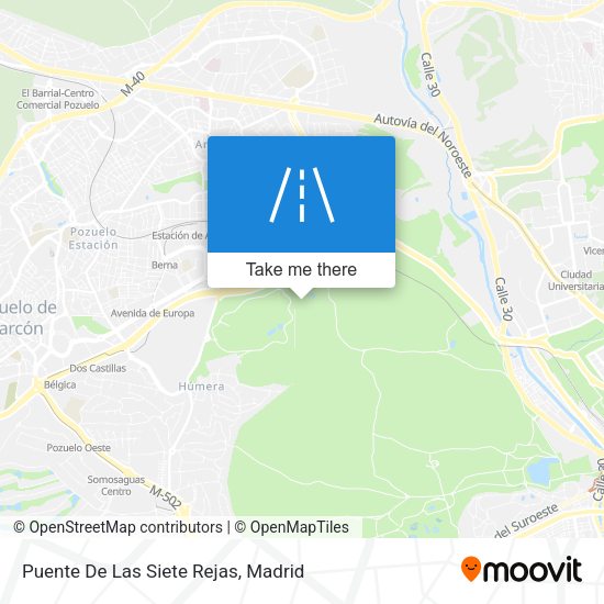 Puente De Las Siete Rejas map